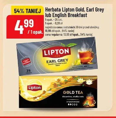 Herbata Lipton English Breakfast promocja w POLOmarket