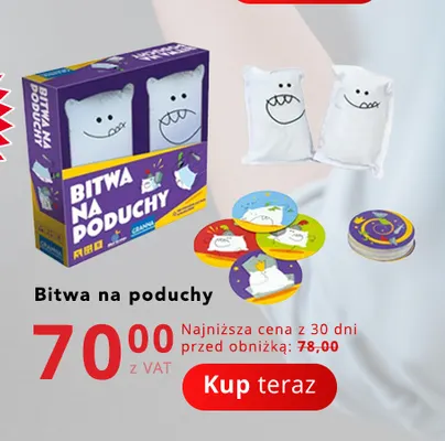 Gra Bitwa na poduchy Granna promocja w Poczta Polska