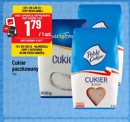 Cukier paczkowany Polski promocja w POLOmarket
