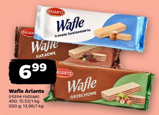 Wafle Ariante promocja w Netto