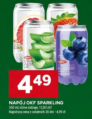 Napój JKF Sparkling promocja w Stokrotka