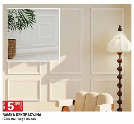 Ramka dekoracyjna promocja w Merkury Market