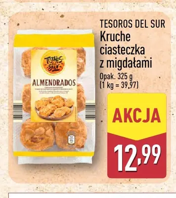 Kruche ciasteczka z migdałami Tesoros del Sur promocja w Aldi