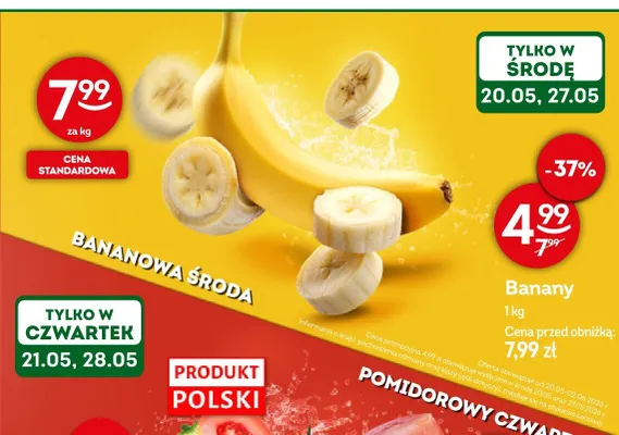 Banany promocja w Żabka