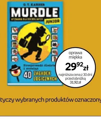 Książka Murdle Junior oprawa miękka promocja w Empik