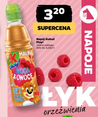 Napój Kubuś Play! promocja w Netto
