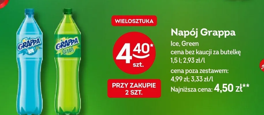 Napój Grappa Ice promocja w Żabka