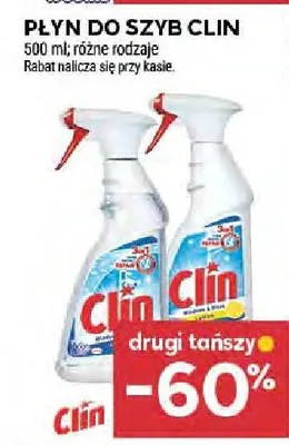 Płyn do szyb Clin promocja w Stokrotka