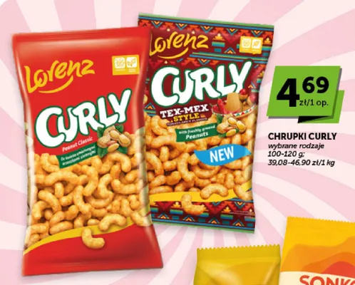 Chrupki Curly Tex-Mex Style Lorenz promocja w ABC