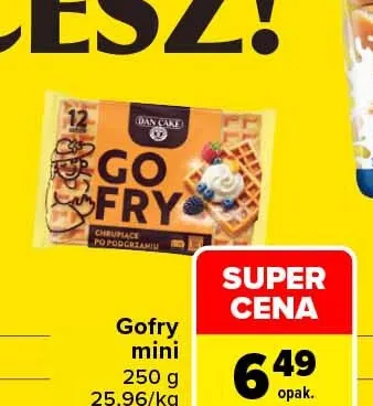 Gofry mini Dan Cake Go Fry promocja w Carrefour