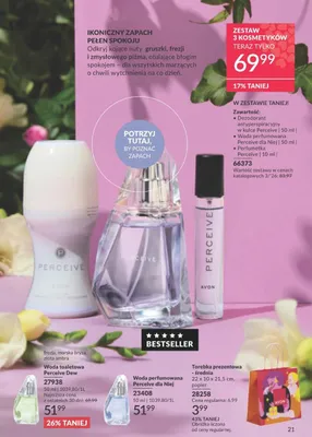 Woda toaletowa Perceive Dew promocja w AVON