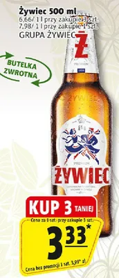 Piwo Żywiec promocja w Prim Market