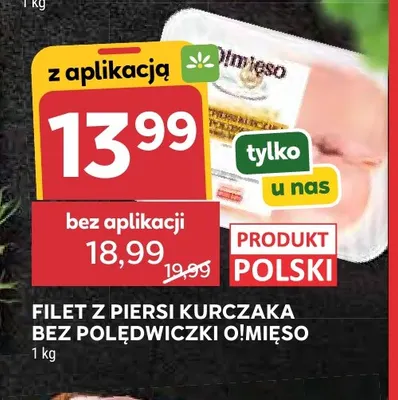 Filet z piersi kurczaka bez polędwiczki O!Mięso promocja w Stokrotka