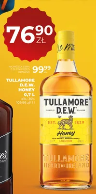 Likier Tullamore D.E.W. Honey promocja w Duży Ben