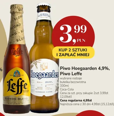 Piwo Hoegaarden 4,9% promocja w Market Point