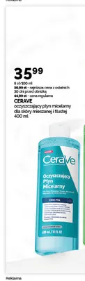 Oczyszczający płyn micelarny dla skóry mieszanej i tłustej CeraVe promocja w Ziko Dermo