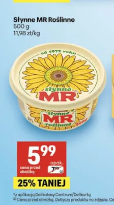 Słynne MR Roślinne promocja w Delikatesy Centrum