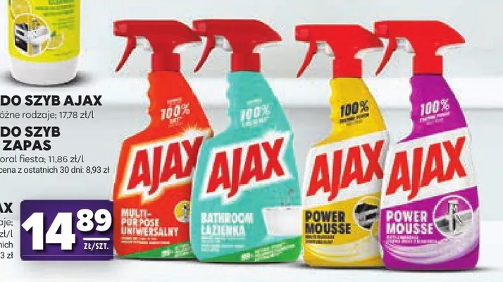 Spray do łazienki Ajax Bathroom promocja w Stokrotka