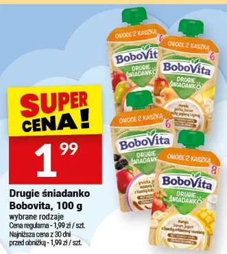 Drugie śniadanko Bobovita promocja w Twój Market