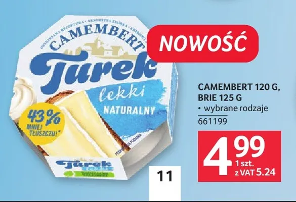 Ser brie Turek promocja w Selgros