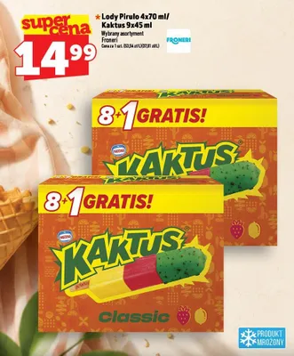 Lody Pirulo 4-pak promocja w TOPAZ