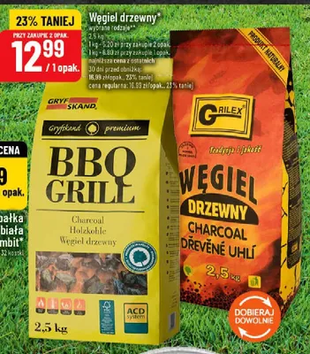 Węgiel drzewny promocja w POLOmarket
