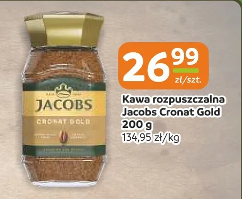 Kawa rozpuszczalna Jacobs Cronat Gold promocja w Społem Częstochowa