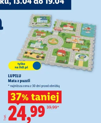 Mata z puzzli promocja w Lidl