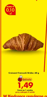 Croissant francuski Bridor promocja w Biedronka
