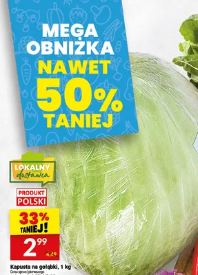 Kapusta na gołąbki promocja w Twój Market
