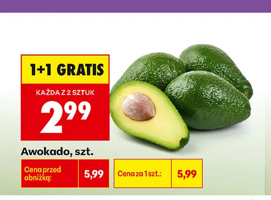 Awokado promocja w Biedronka