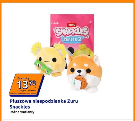 Pluszowa niespodzianka Zuru Snackles promocja w Action