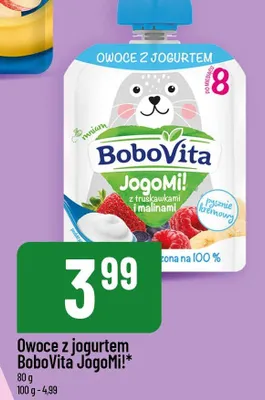 Owoce z jogurtem JogoMi promocja w POLOmarket