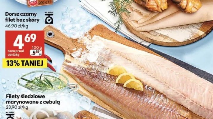 Filety śledziowe promocja w Delikatesy Centrum