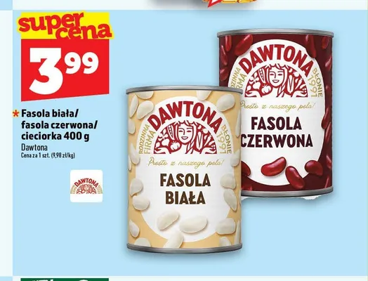 Fasola czerwona Dawtona promocja w TOPAZ