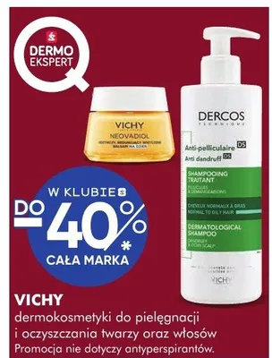 Dermokosmetyki do pielęgnacji i oczyszczania twarzy oraz włosów Vichy promocja w Super-Pharm