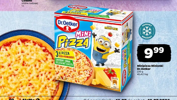 Minipizza Minionki Dr. Oetker promocja w Netto