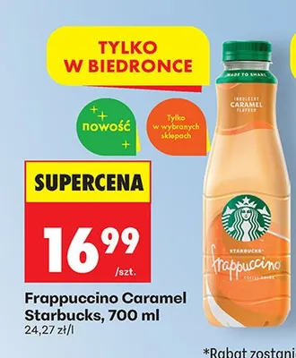Frappuccino Caramel promocja w Biedronka