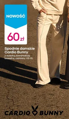 Spodnie damskie Cardio Bunny  promocja w Pepco