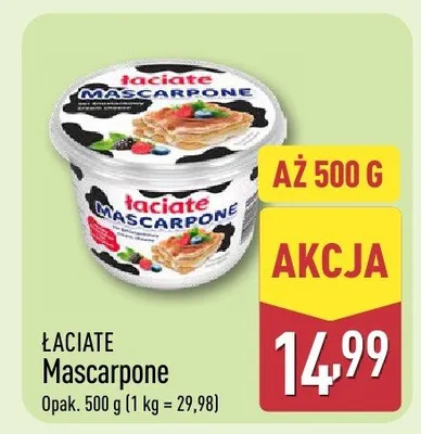 Mascarpone promocja w Aldi
