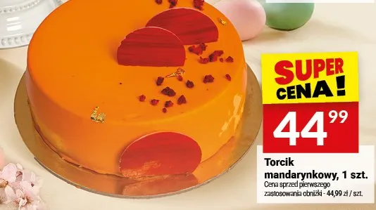 Tort truskawkowy promocja w Twój Market