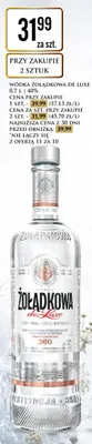 Wódka Żołądkowa de Luxe promocja w Dino