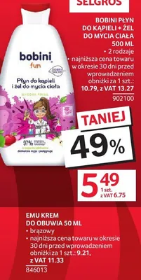 Krem do obuwia EMU brązowy promocja w Selgros