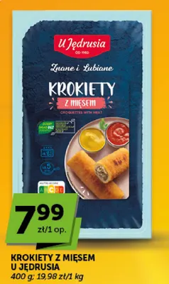Krokiety z mięsem U Jędrusia promocja w Groszek