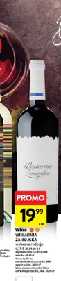 Wino Winiarnia Zamojska wybrane rodzaje promocja w Intermarche