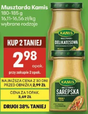 Musztarda wybrane rodzaje promocja w Delikatesy Centrum