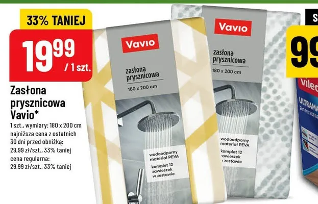 Zasłona prysznicowa promocja w POLOmarket