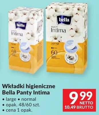 Wkładki higieniczne Bella Panty Intima promocja w Makro