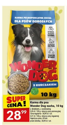 Karma dla psa Wonder Dog sucha promocja w Twój Market