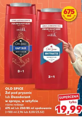 Żel pod prysznic Old Spice Whitewater promocja w Kaufland